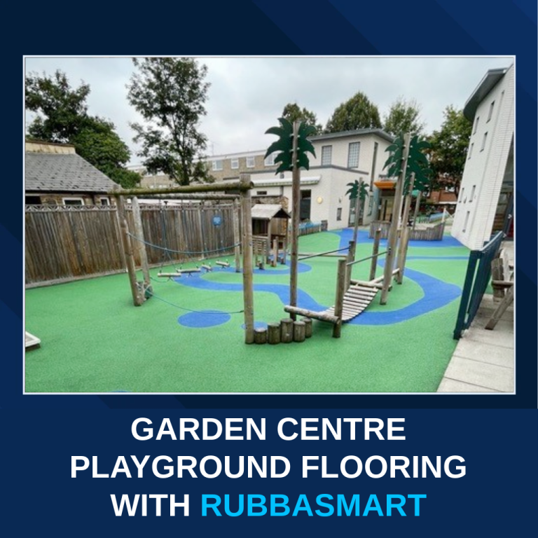 Garden Centre Playground Flooring with RubbaSmart