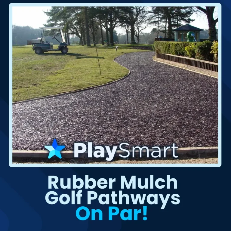 Rubber Mulch Golf Pathways on Par