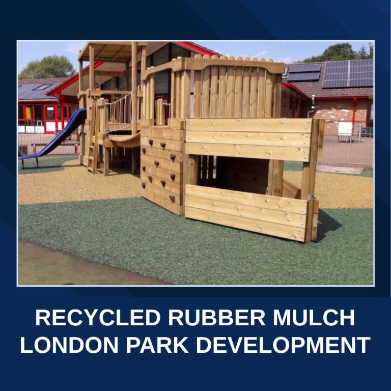 Recycled Rubber Mulch London Park Development