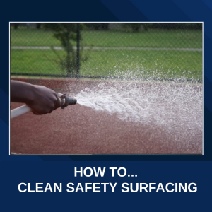 How do I clean a Wet Pour surface?