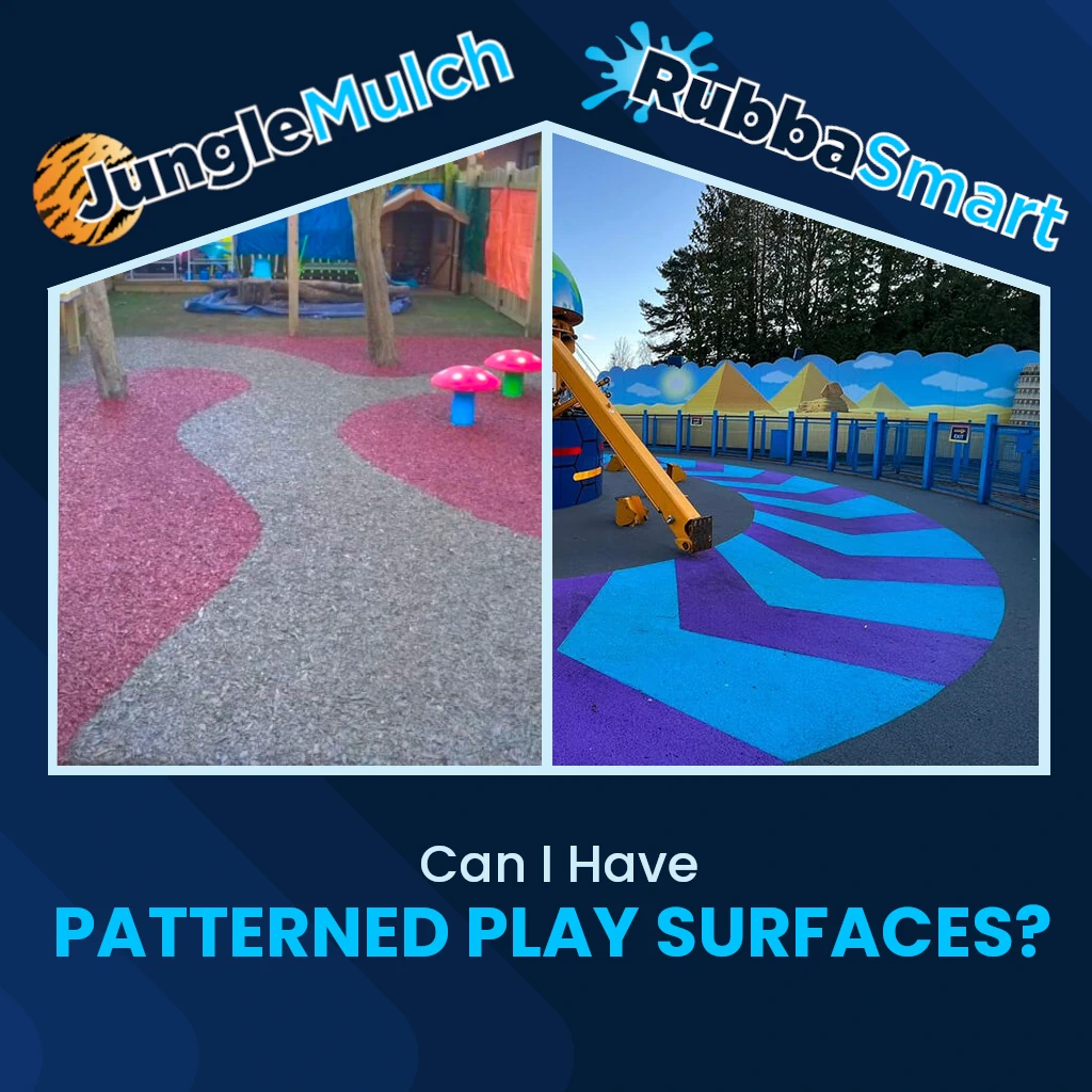 Can I have patterened play surfaces? Click here to read on.