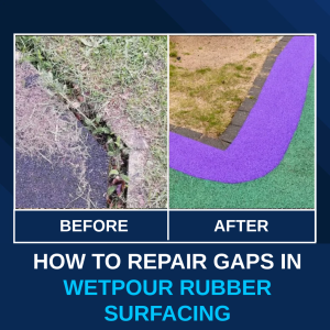 How to Repair Gaps in Wet Pour