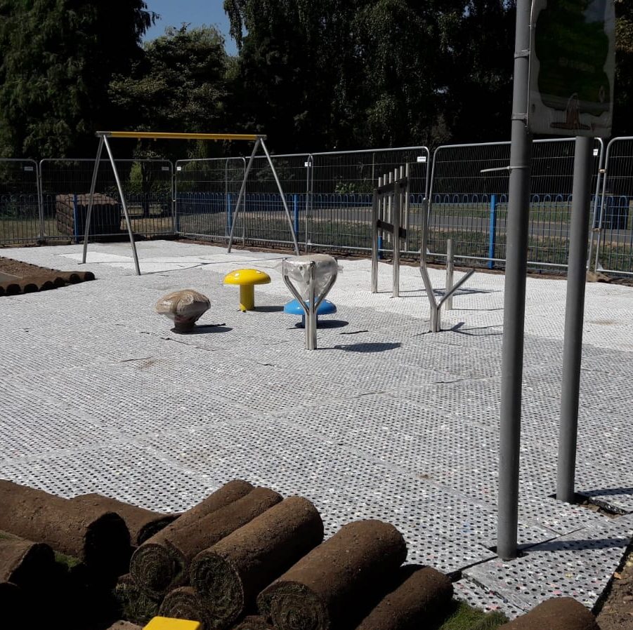 SmartPlay Underlay installation at Playground