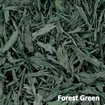 Forest Green Variation of Jungle Mulch Rubber Mulch