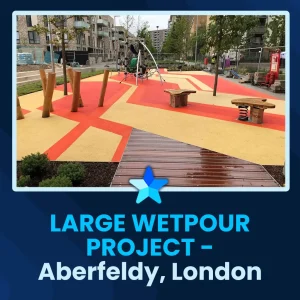 Large Wetpour Playground Project – Aberfeldy, London
