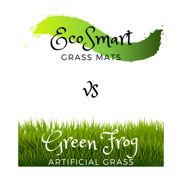 EcoSmart Grass Mats vs Green Frog Artificial Grass