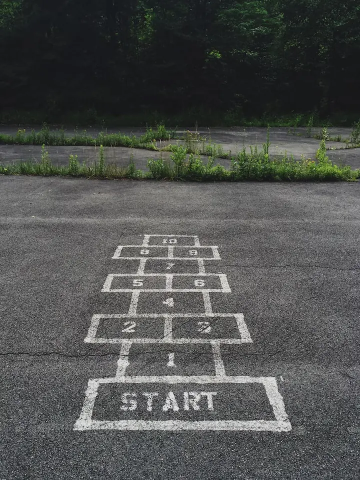 hopscotch markings