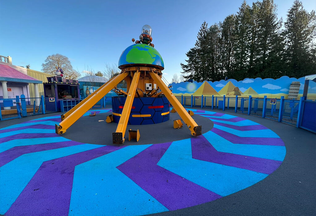 Wetpour rubber design and installation by PlaySmart