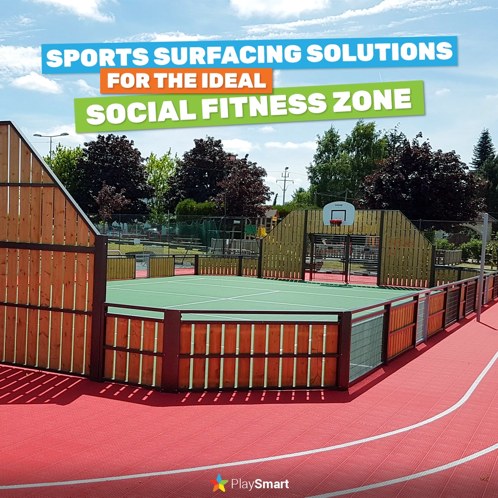 Sports Surfacing Solutions for the Ideal Social Fitness Zone