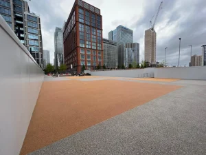 Corkeen design and installation by PlaySmart in Canary Wharf, London