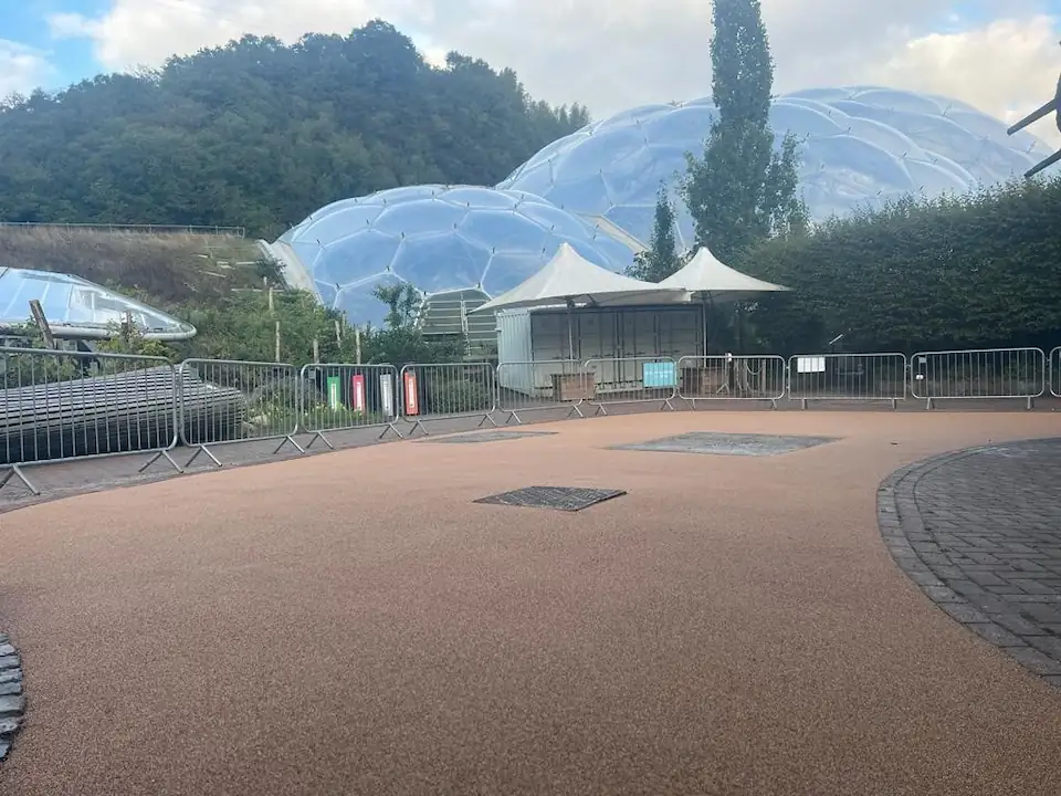 Corkeen pathway installation at the Eden Project in Cornwall