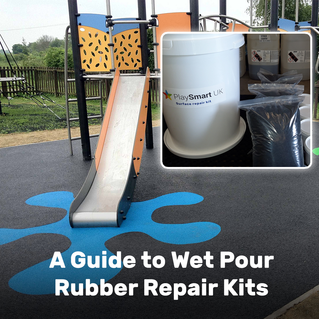 Blog Thumbnail: A Guide to Wet Pour Rubber Repair Kits