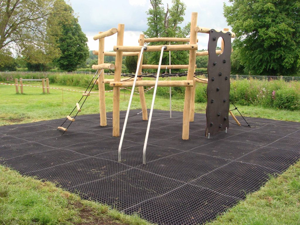 EcoSmart Grass Mat installation