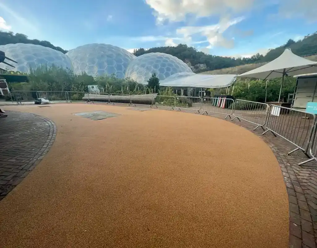 A Corkeen pathway through the Cornwall Eden Project