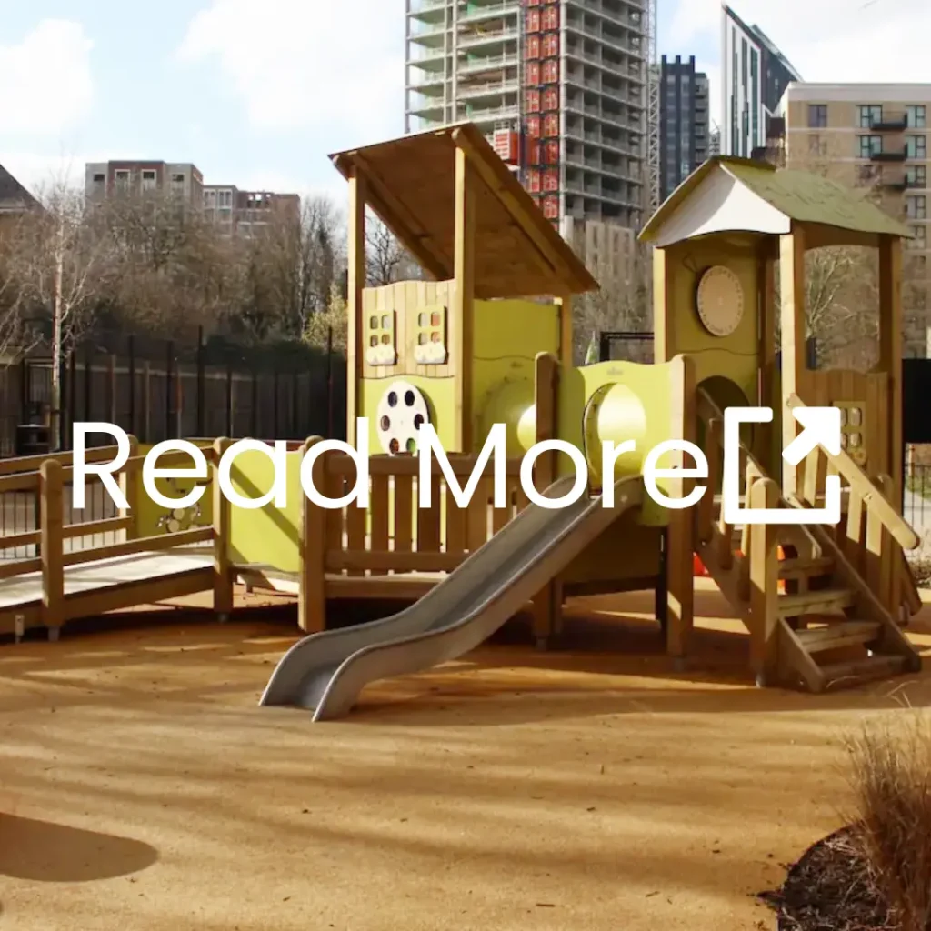 Corkeen Playground in Victory Park London