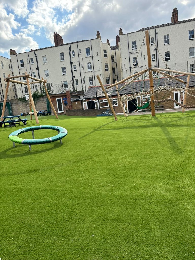 LushLawn artificial grass park in London