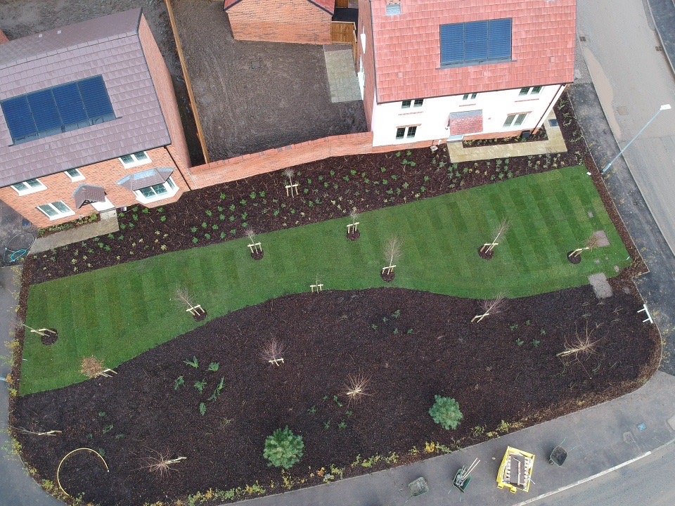 Millbrook Landscaping for Taylor Wimpey housing developers