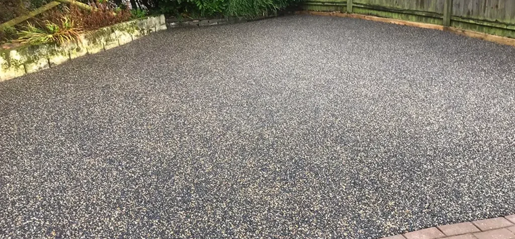 Driveway paving with SmartPave aggregate