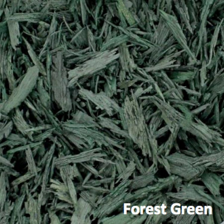 Forest Green Variation of Jungle Mulch Rubber Mulch