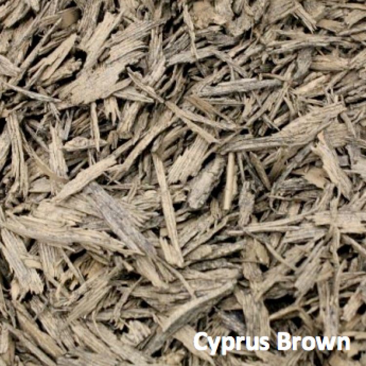 Cyprus Brown Variation of Jungle Mulch Rubber Mulch