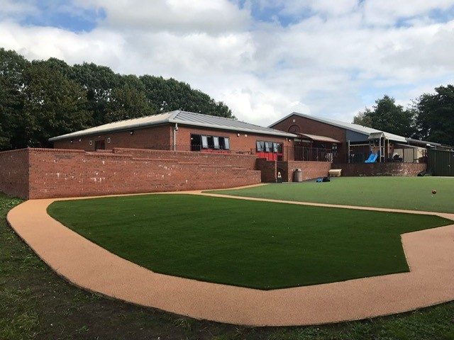 Cork Flooring pathway