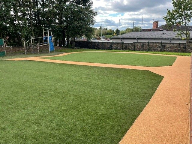 Glebe Academy Corkeen safety surface installation