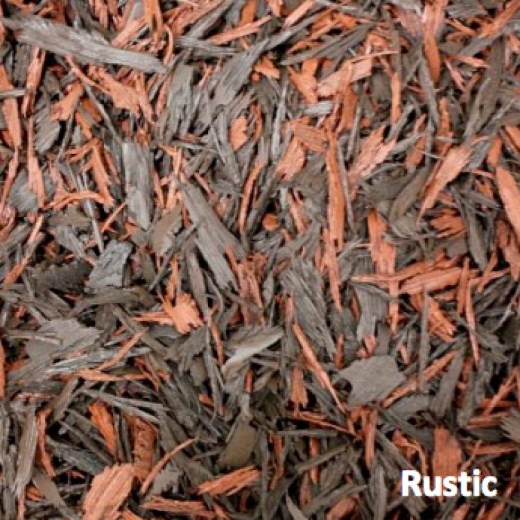 Rustic Red Variation of Jungle Mulch Rubber Mulch