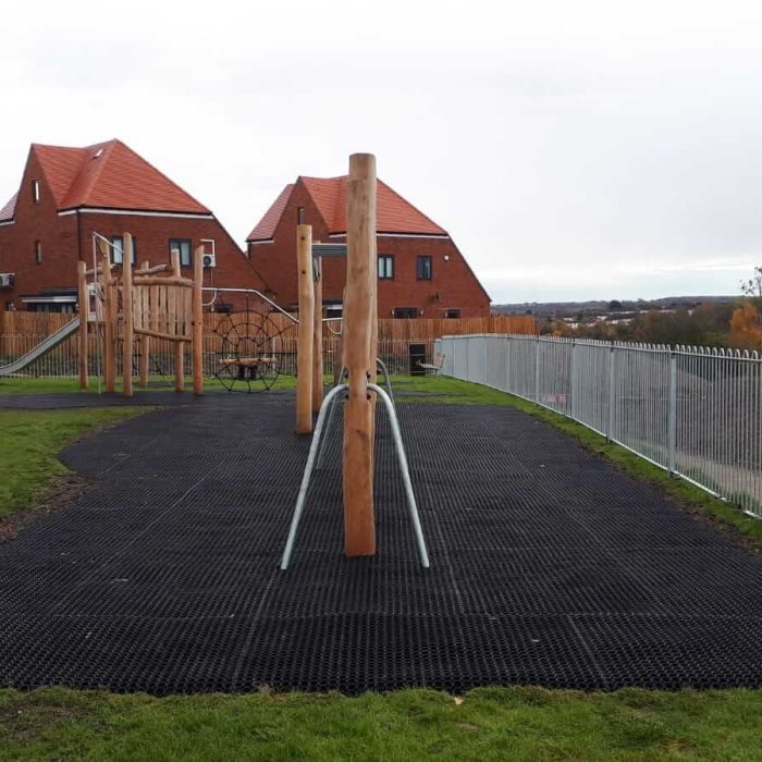 Grass Mat Installation at Horsted Park