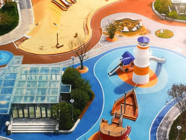 Large Coastal Themed Playground Leisure site