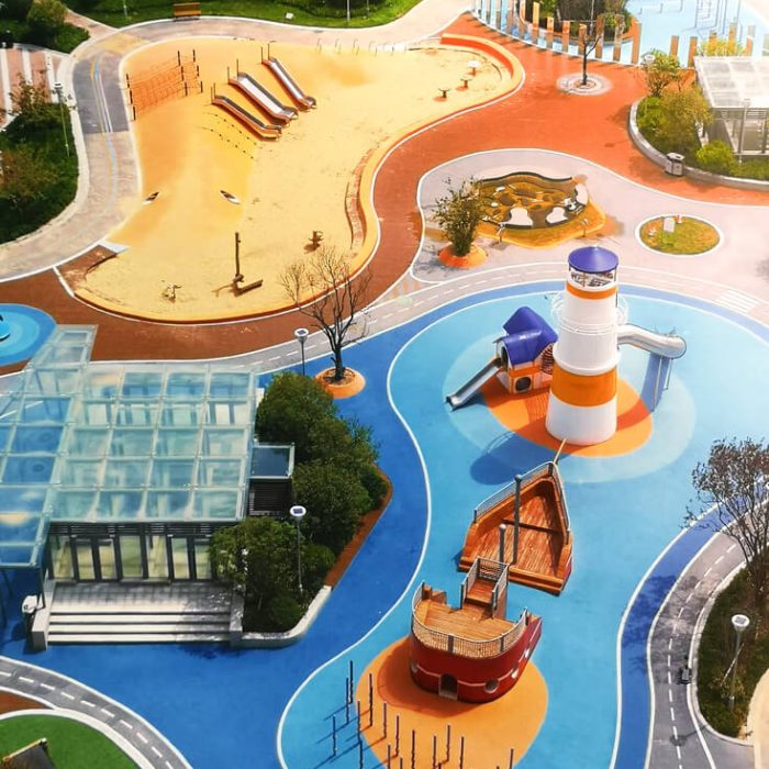 Large Coastal Themed Playground Leisure site