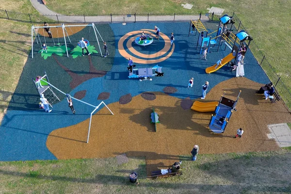 Seaside themed playground at Bending Crescent