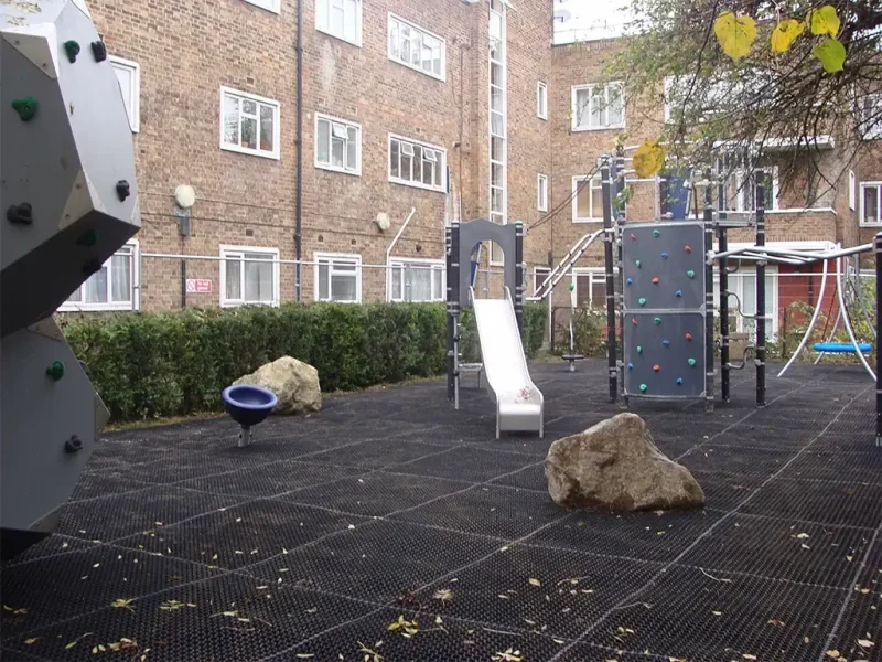 EcoSmart play area in Moffett Court London