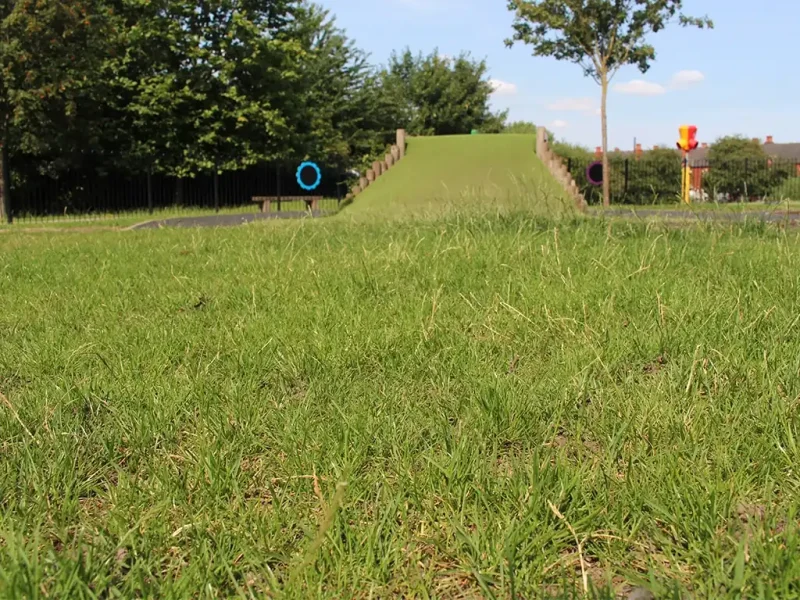 Close up shot of HybridSmart used at large scale at Tinsley Meadows Primary School