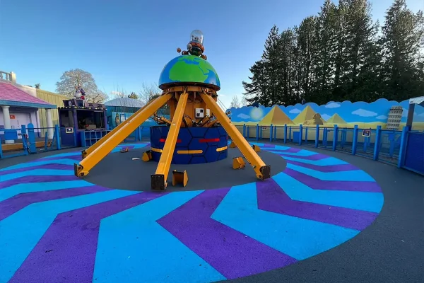 Wetpour rubber design and installation by PlaySmart