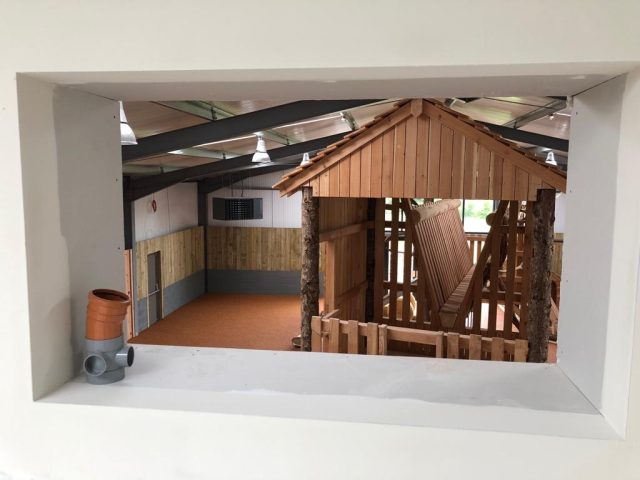 Indoor Wet Pour installation at Umberslade Farm Park