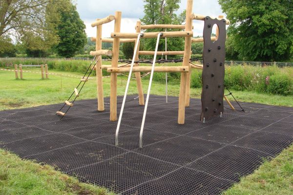 EcoSmart Grass Mat installation